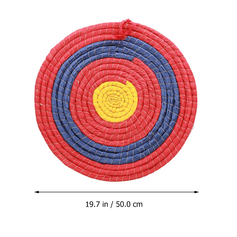 

50cm Round Straw Archery Target Portable Traditional Solid Straw Archery Target