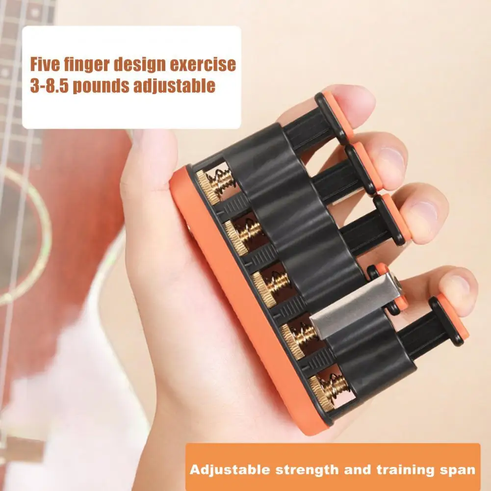 

Finger Strengthener Compact Fine Workmanship Portable Guitar Beginner Hand Exerciser for Adult