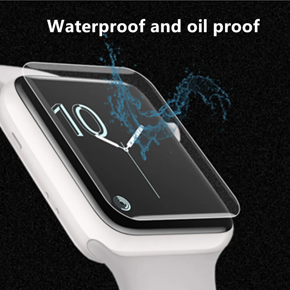 Гидрогелевая прозрачная 3d-пленка для защиты экрана часов Apple Watch серии 4/3/42/38 44/40/2/1