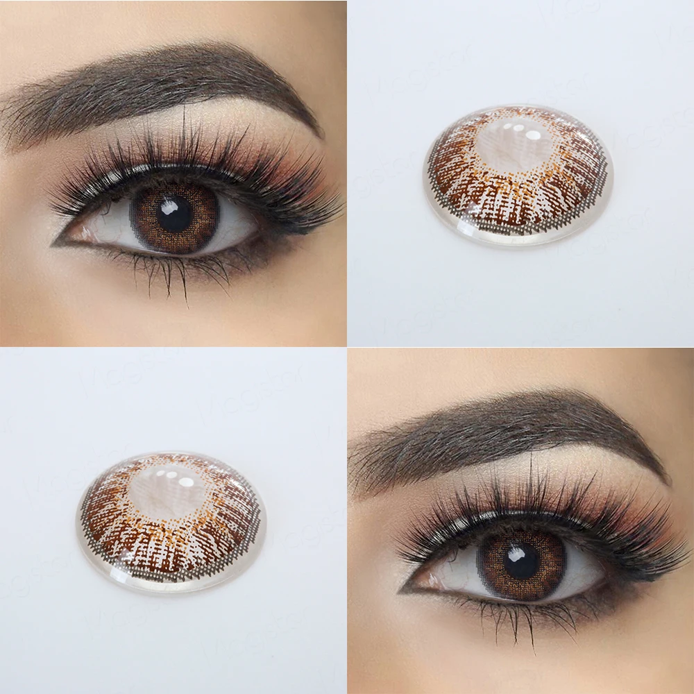 2 шт./пара контактные линзы для глаз натуральный Красота макияж ежегодно очки