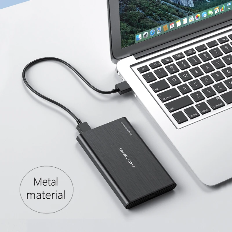 Внешний жесткий диск acasis'' 2 ТБ дюйма 1 USB 3 0 цветной металлический HDD