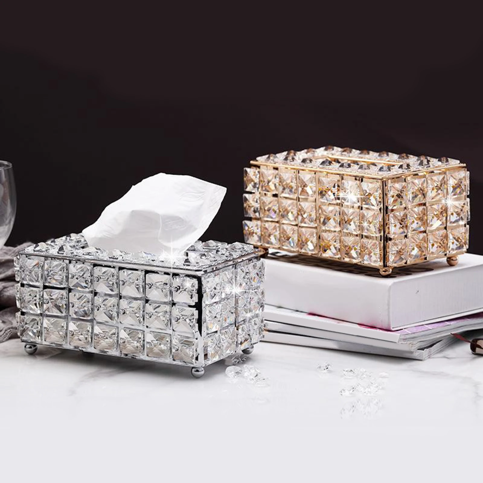 

Tissue Box Covers Napkin Holder Container Case Organizer Home Car Decoration