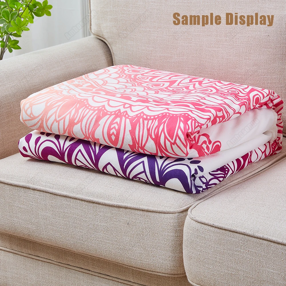 ?? Custom Blankets Poppies Seamless Background Sherpa Fleece Blanket Throw Blanket Plush Blanket For Bed Couch