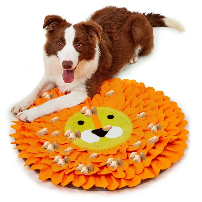 Нетоксичный коврик для собак игрушка-пазл дрессировки и медленного едания