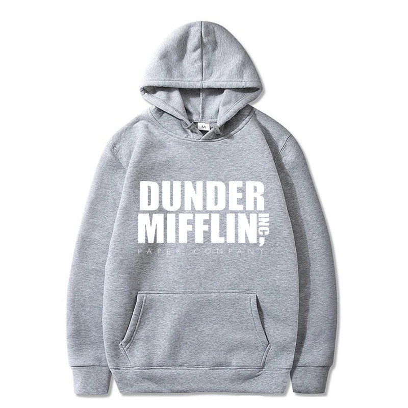 Фотообои с надписью The офис ТВ Show Dunder Mifflin мужские и женские толстовки в уличном