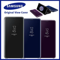 original samsung mirror smart view flip case for galaxy s10s10s9s8 plusnote9note8 phone led cover s view cases