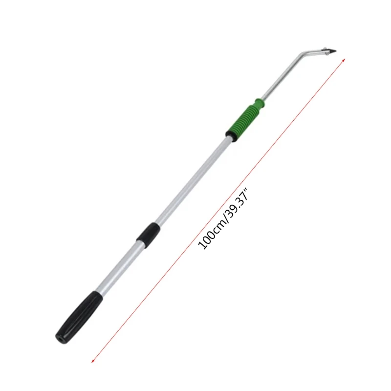 

35" Telescopic Long Handle Prong Weeder No More Bend Weed and Moss Rake,The Original Stand Up Weed Puller Tool with Long