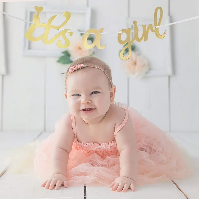 Баннер для маленьких мальчиков и девочек декор вечеринки в честь Дня Рождения