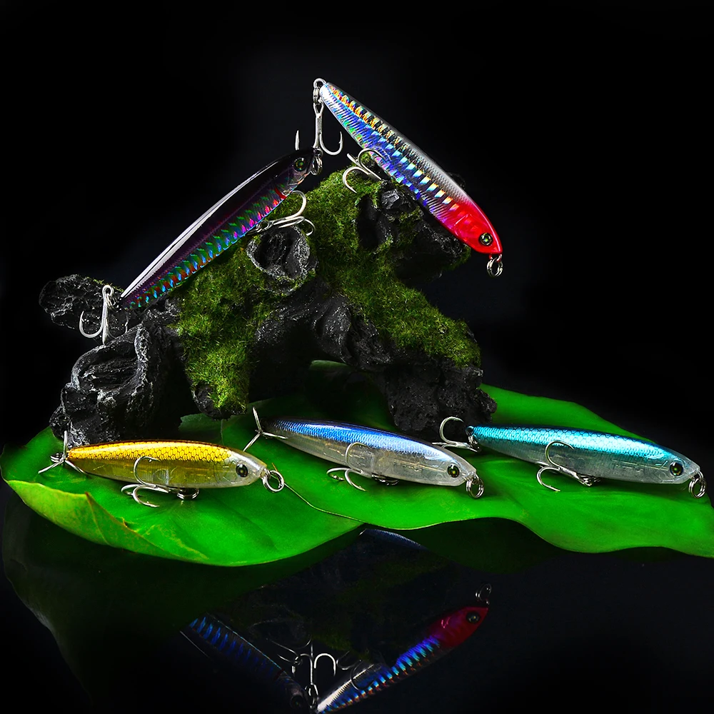 PRO BEROS 5 шт./3D глаза VIB карандаш рыболовные приманки снасти 11 г/21 г цветов в наличии