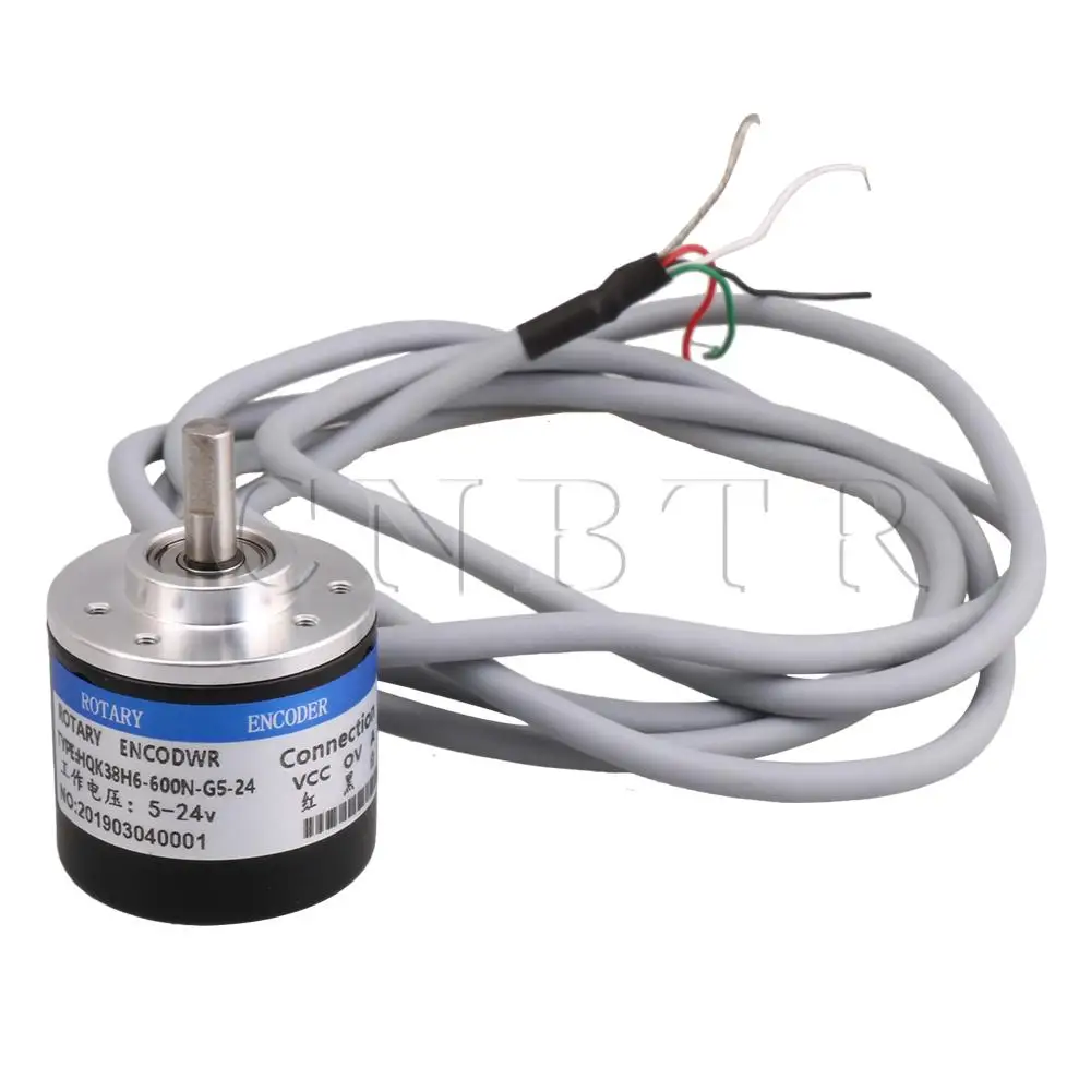 CNBTR 600P/R Incremental Rotary Encoder DC5-24V Wide Voltage Power Supply 6mm Shaft | Инструменты