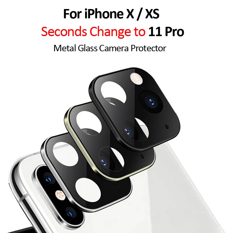 Роскошный металлический алюминиевый чехол с кольцом для защиты объектива камеры