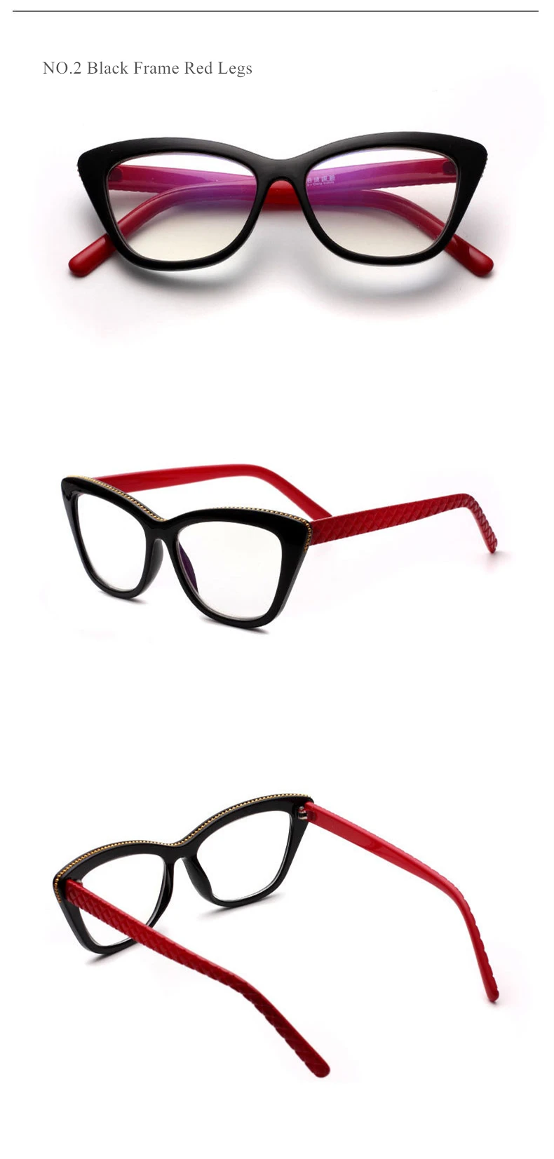 YOOSKE очки для чтения «кошачий глаз» Женская мода смола линзы дальнозоркость рецепт очки+ 1,0 1,5 2,0 2,5 3,0 3,5