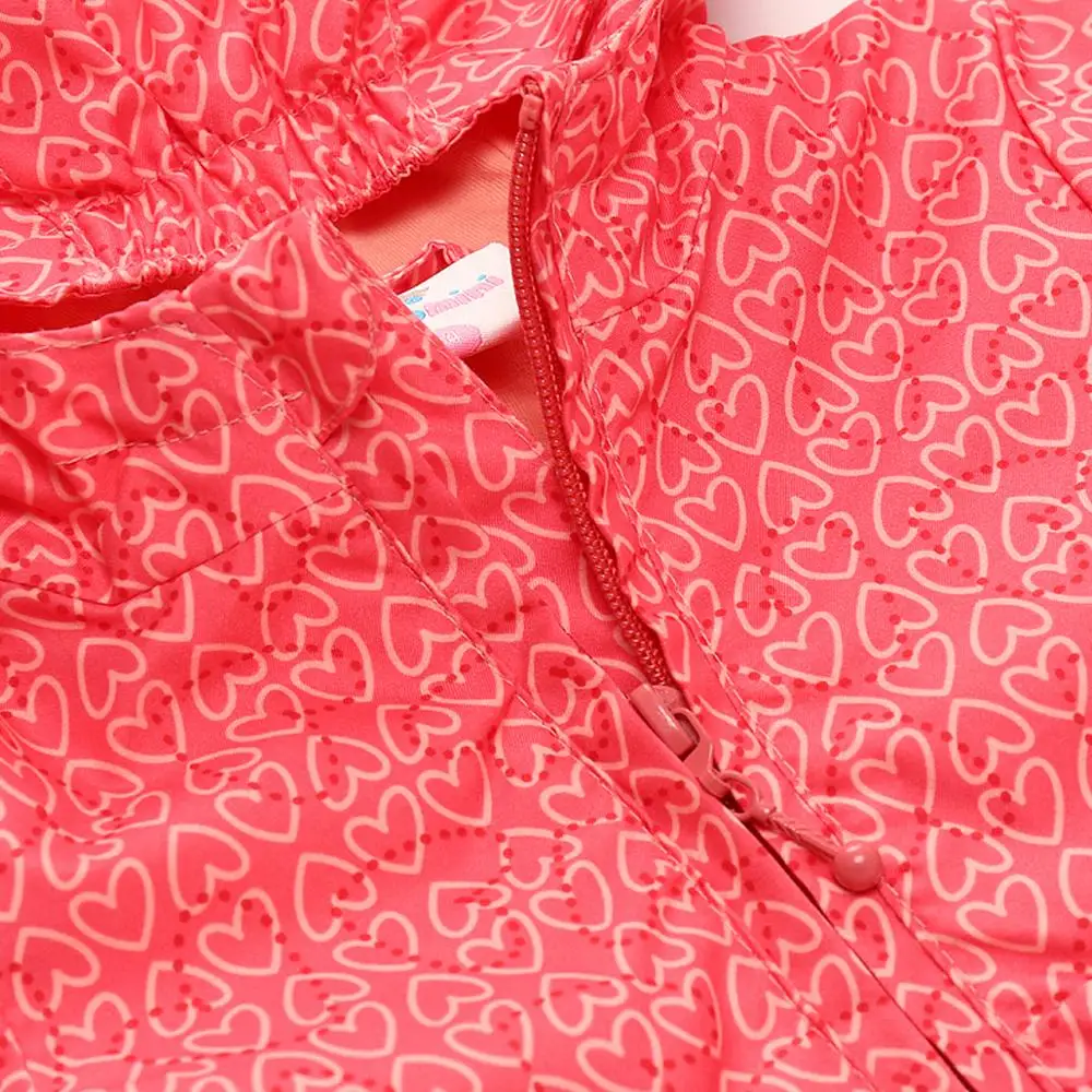 HONEYKING детская одежда детские куртки для девочек ветровка с капюшоном