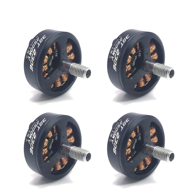 4 шт. 3bhobby 2306 1700KV/2100KV/2500KV/2700KV 3 6S бесщеточный двигатель для FPV Racing мультикоптер RC Drone