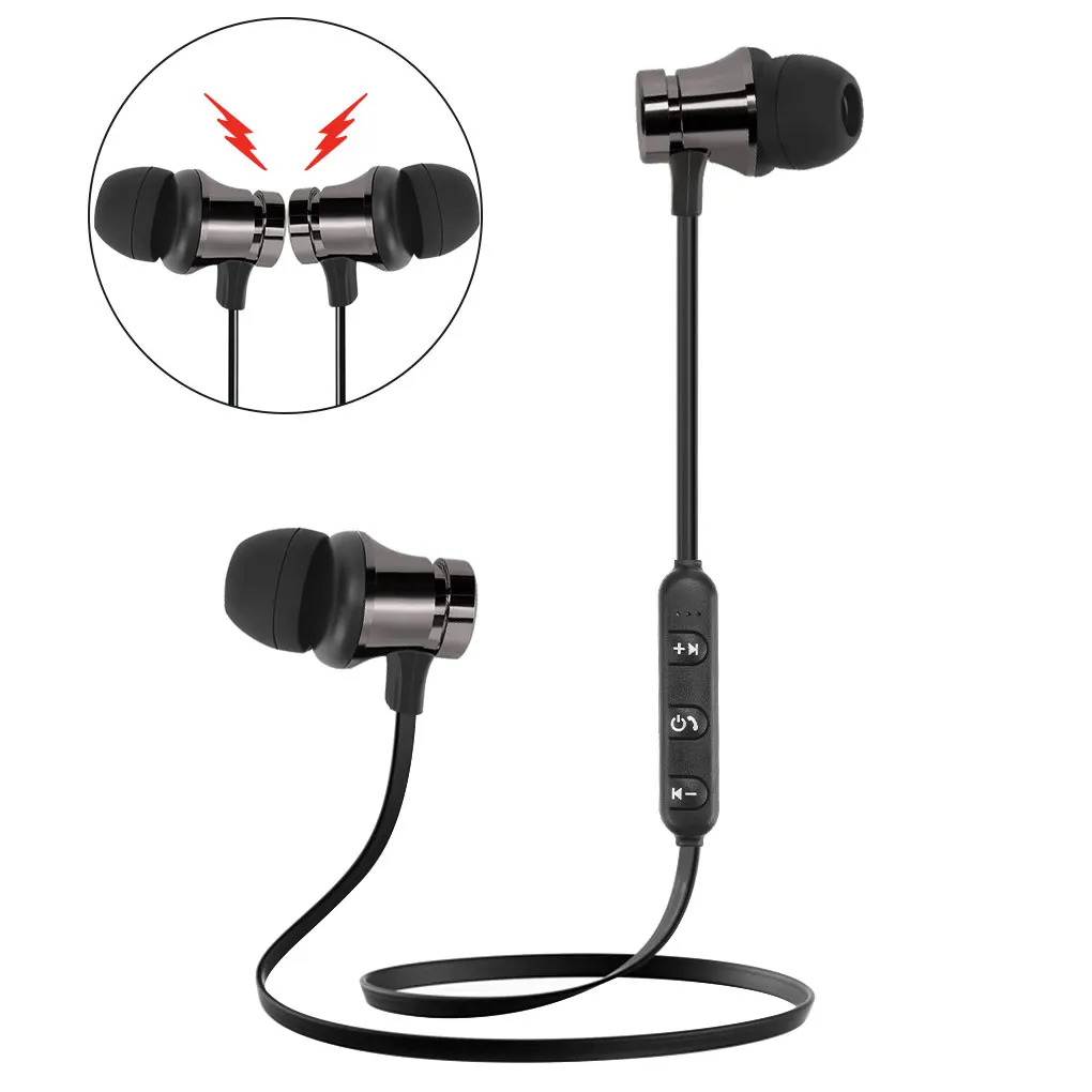 XT11 Bluetooth 4 2 наушники вкладыши Hands free шумоподавление Спорт Бег проводные с