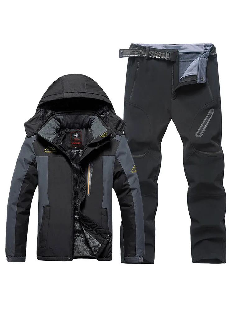 Лыжный костюм мужская уличная одежда для альпинизма походная куртка мягкие