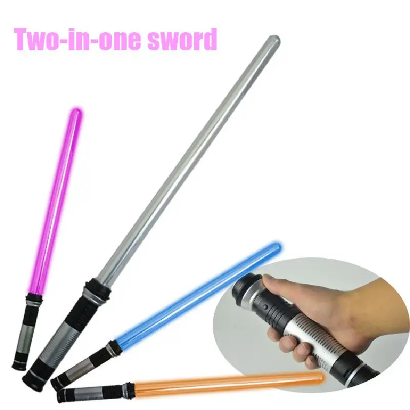 Световой меч 52A Индукционная бесцветная Лазерная флешка Светодиодная панель 2 в 1