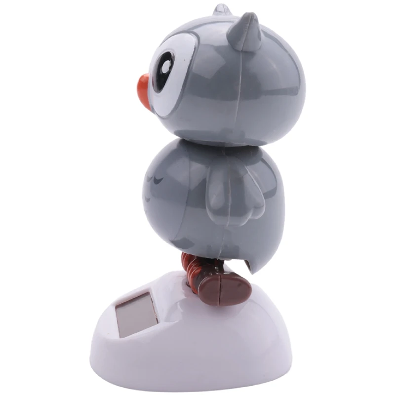 

Figurine Owl owl sway to solar energy type Nohohon balance wheel deco car home terrace garden toy original decorative gift