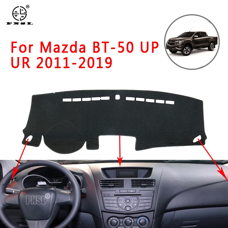 Чехол для приборной панели автомобиля PNSL коврик Mazda BT 50 UP UR 2011 2019 защита от солнца