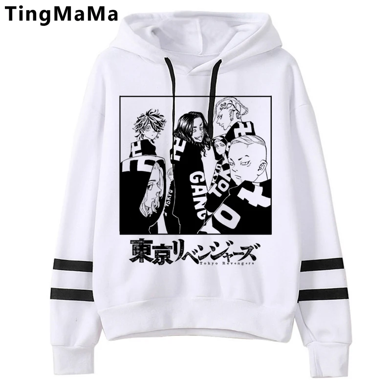 

Новинка, короткая футболка с героями из японского аниме «Tokyo Мстители худи Для мужчин Harajuku Kawaii Мультфильм Токио Мстители Толстовка с рисунк...