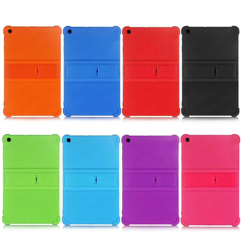 Мягкий силиконовый резиновый чехол с подставкой для Samsung Galaxy Tab A 10 1 2019 T510 T515 SM-T510