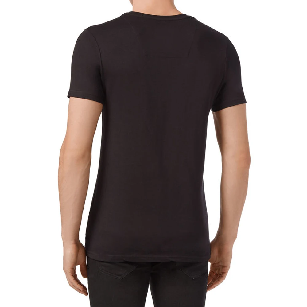 Футболка мужская с вышивкой хлопок удобная модная летняя короткая рубашка