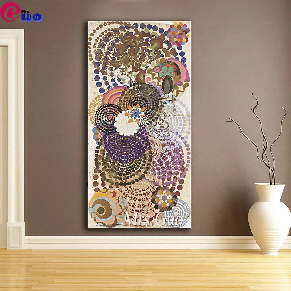 

Алмазная мозаика, красочная абстрактная круглая картина с цветами 5D, алмазная живопись «сделай сам», полноразмерная вышивка крестиком