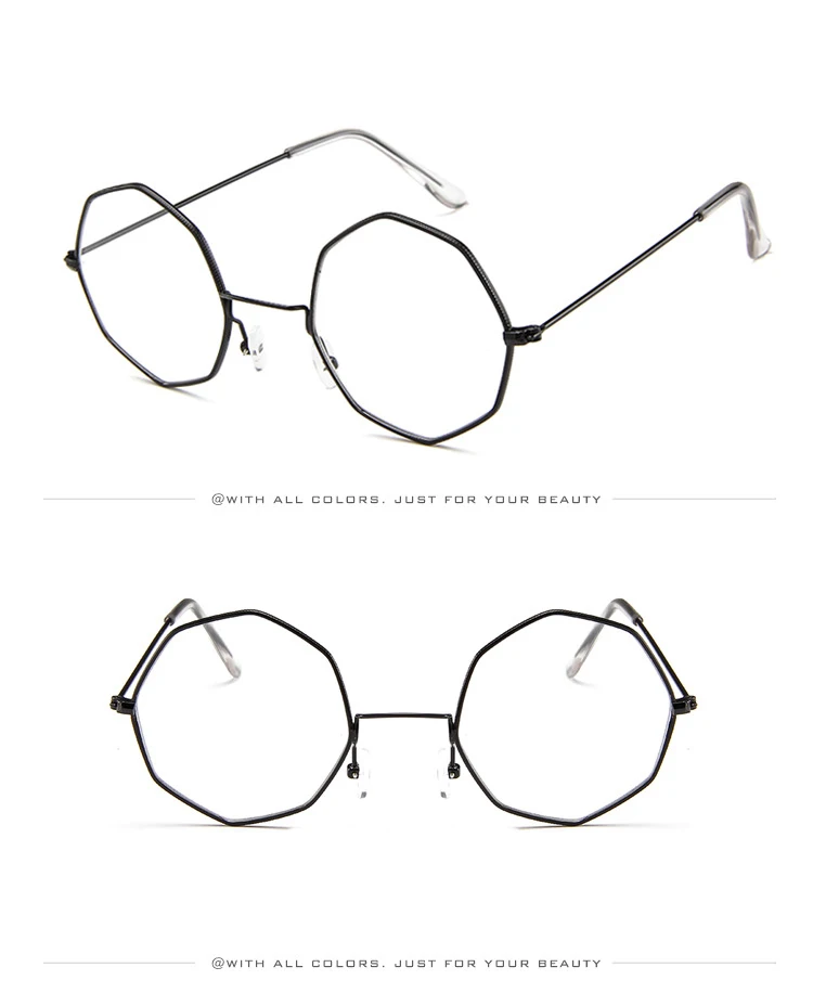 Европейский и американский стиль очки Восьмиугольные солнцезащитные ретро