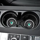 Автомобиль Подставка держатель для стакана для воды, силиконовый Противоскользящий коврик для Skoda Octavia Fabia Rapid Yeti Kodiaq Superb Octavia A 5 A 7, аксессуары