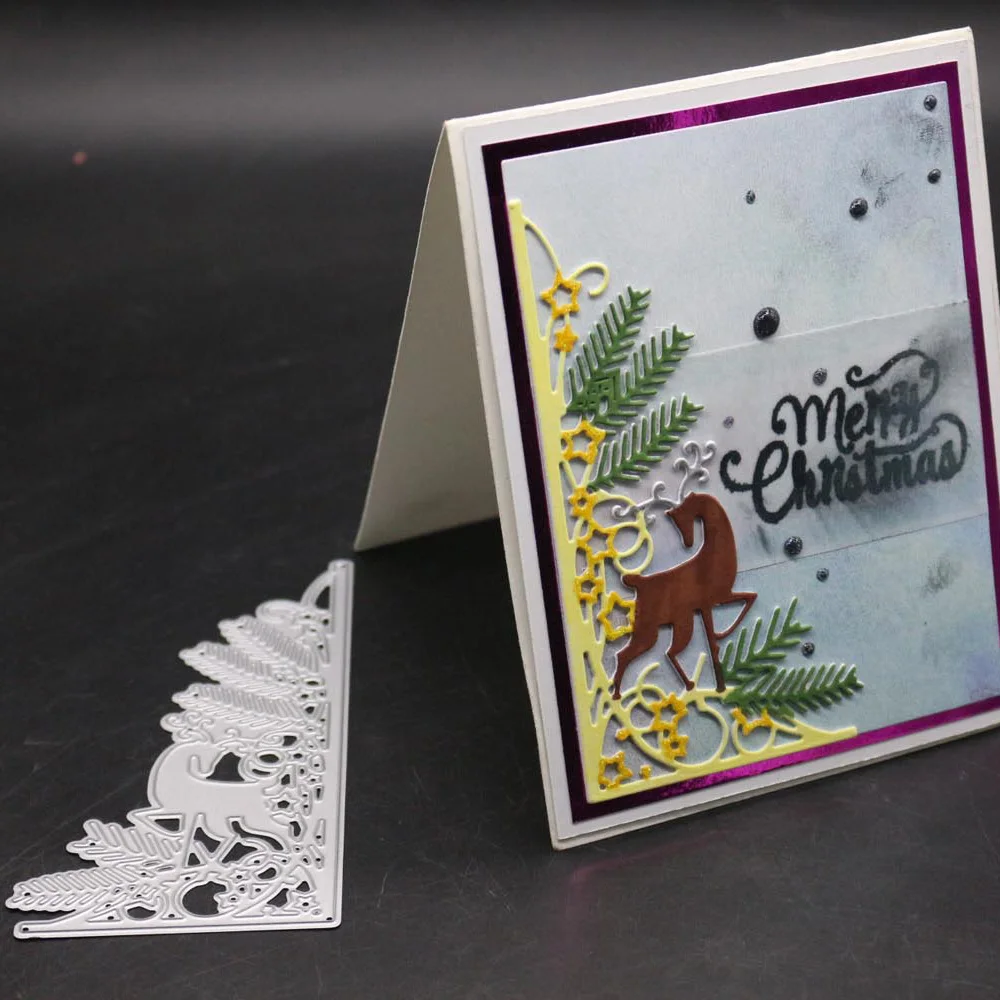 Поздравительная открытка граница кружева металлические Вырубные штампы