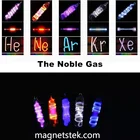 5 редких люминесцентных газов в герметичном стекле, 99.999% чистый Криптоновый гелий, неоновый аргон, коллекция благородных газовых элементов