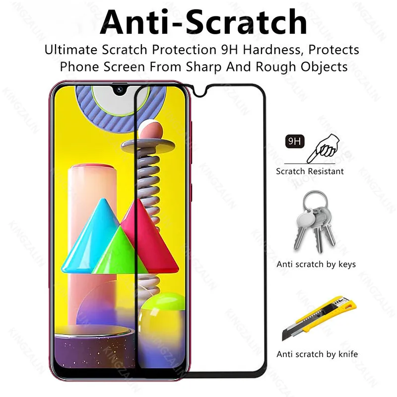 2 в 1 Защитное стекло для объектива камеры samsung galaxy m31 m30 s m51 m21 m11 m12 закаленное