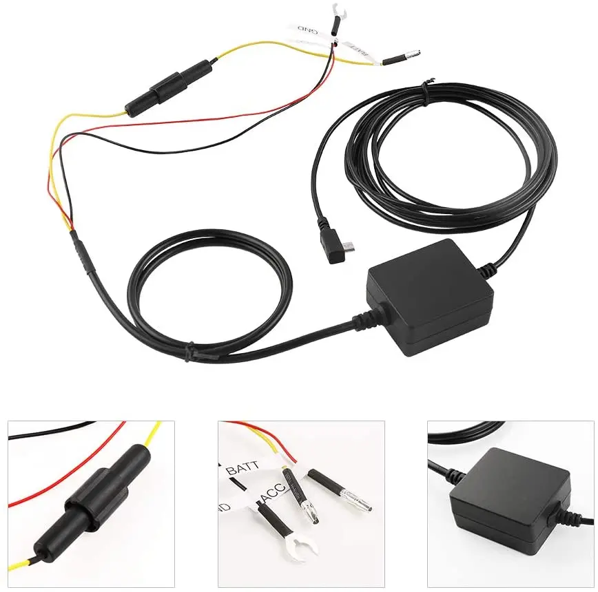 Dash Cam Hardwire Kit для Garmin Parking Mode силовой кабель 45 55 65W mini 010-12530-03 | Автомобили и мотоциклы