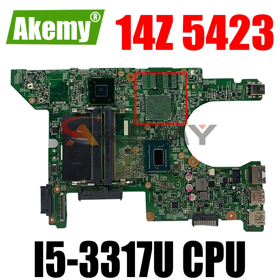 Оригинальная материнская плата для ноутбука DELL Inspiron 14Z 5423 I5-3317U SR0N8 CN-0MRRJR 0MRRJR DMB40