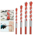 1 шт. сверла, разные материалы, бриллиантовый набор для плитки, бетона, кирпича, стекла, пластика, дерева, камня 6-12 мм