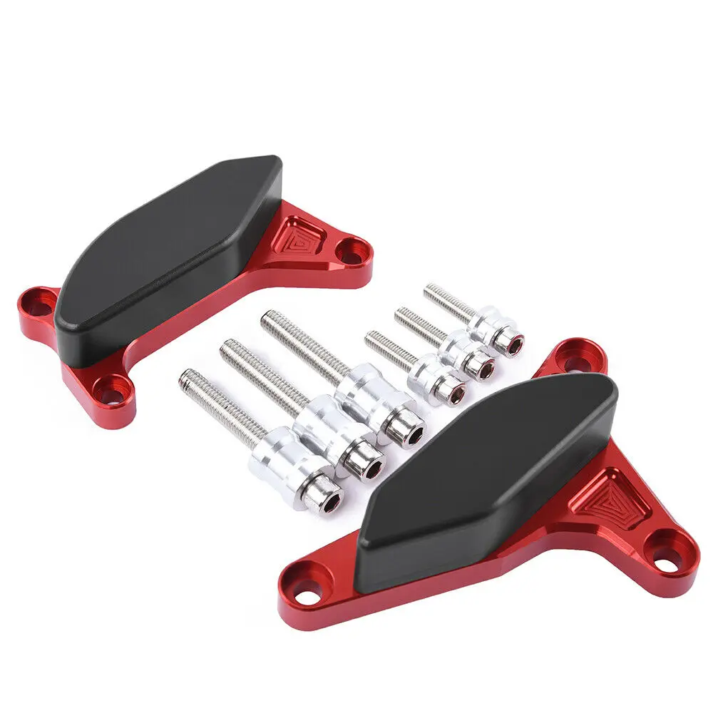 Red Чехол для двигателя с ЧПУ для Yamaha FZ1 FZ8, защита от падения 2006-, 2012, 2010, 2008, 2006 - Цвет: Red