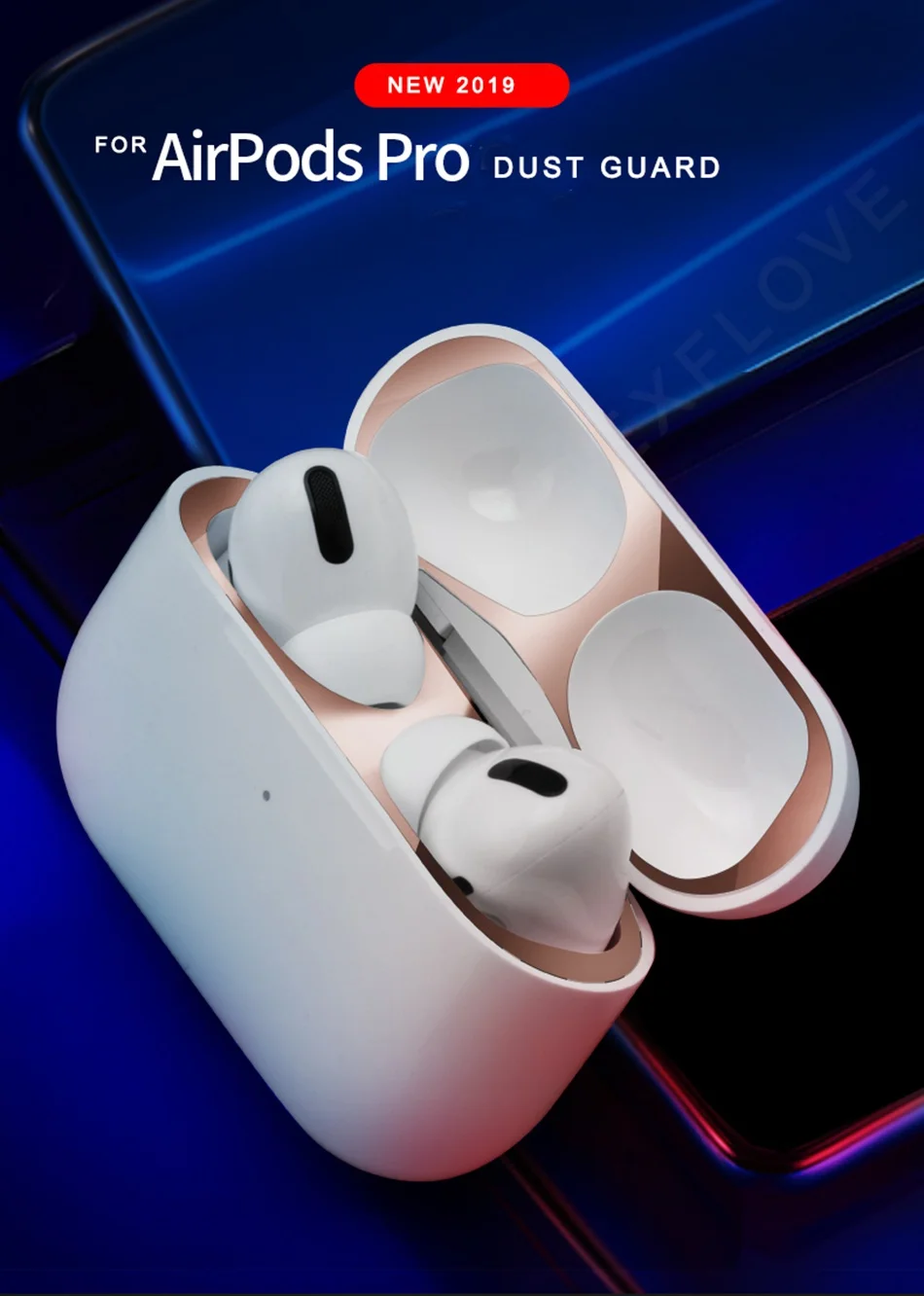 Для Airpods Pro металлическая крышка защита от пыли наклейка для Apple Air Pods 3 Чехол