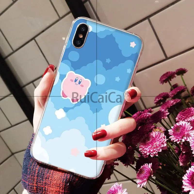 Ruicaica Game Kirby Series Coque Shell Phone Case for iPhone 5 5Sx 6 7 7plus 8 8Plus X XS MAX XR | Мобильные телефоны и