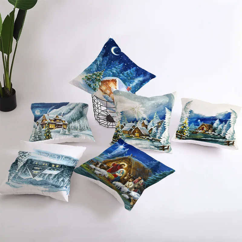 Веселое Рождество Наволочка скандинавский дакимакура наволочка