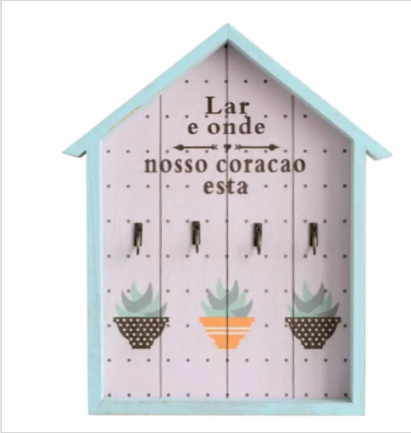 

Foyer Key Storage Box Restaurant Milk Tea Shop Wall Storage Rack Decoration Wall Hangings Home Decoration Key Rack H0171