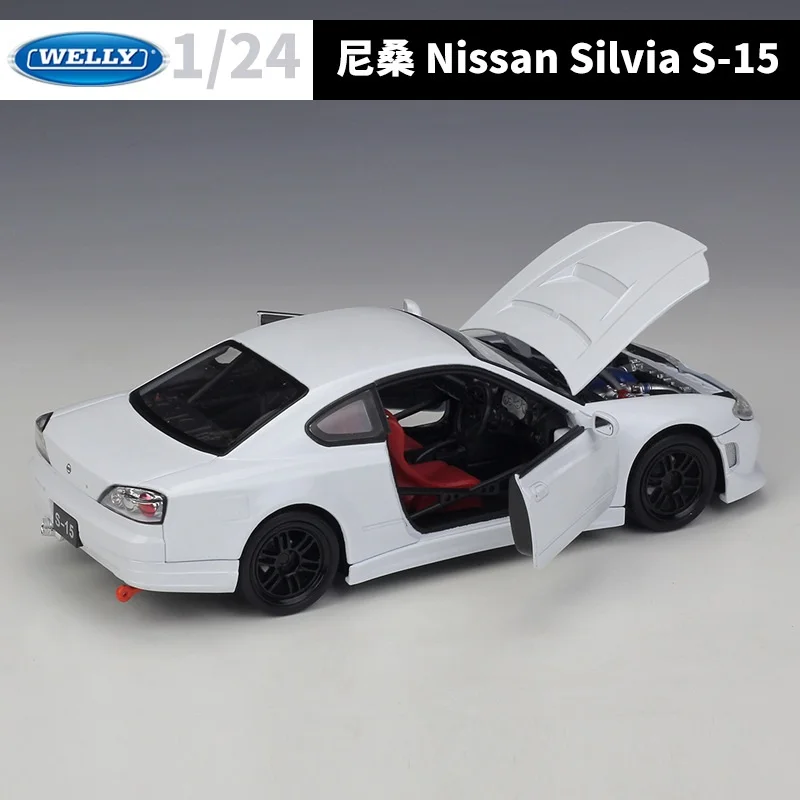 1:24 модель автомобиля Welly Nissan Silvia литая под давлением модель|Наземный транспорт| |