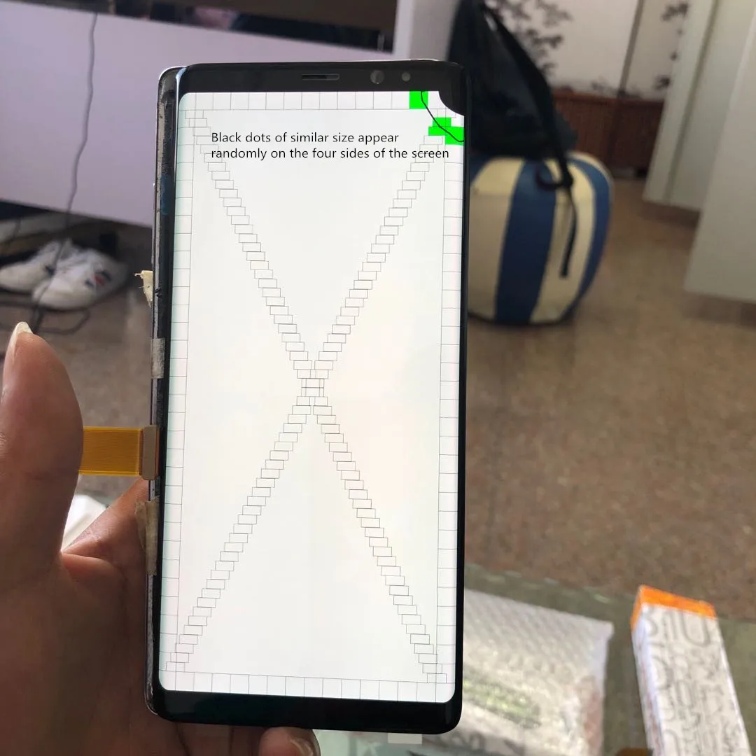 

ЖК-дисплей 100% Super AMOLED для Samsung Galaxy Note 8, экран N9500, N950Fd, N950U, дисплей Note8, ЖК-дисплей с черными пятнами, точками