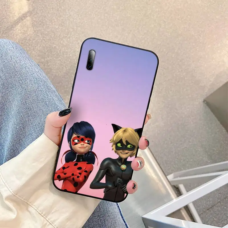 

Cartoon Lady-bug Phone Case For Samsung A20s A30S A31 A40 A50S A51 A70 A71 A80 Black Soft nax fundas cover