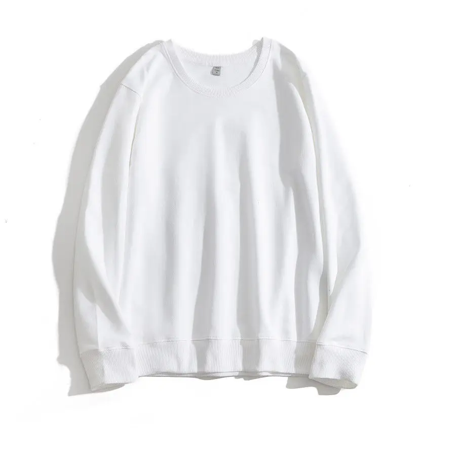 

2021 Fall Sweater Candy-colored Long Sleeve Men's Spring and Autumn Tide Loose Hong Kong Wind Large Size Round Neck Clothes