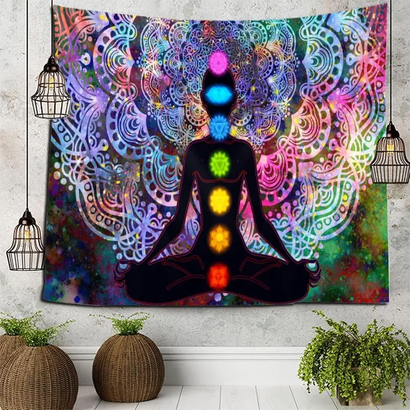 

Mandala Home Decor Tapestry Wall Mounted Witchcraft Tapestry Hippie Bohemian Wall Hanging Living Room Bedroom Room Decoration