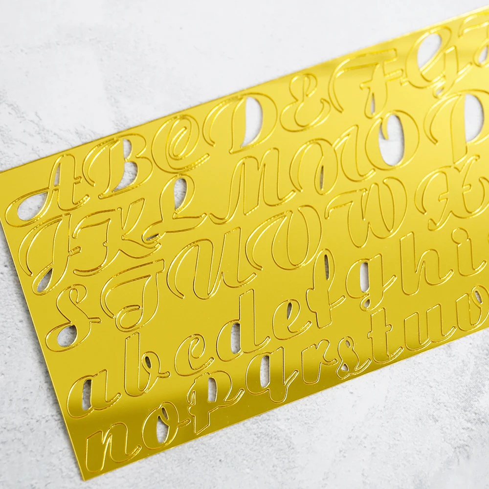 Акриловая Форма для букв алфавита пресс форма печенья DIY штамп в виде торта