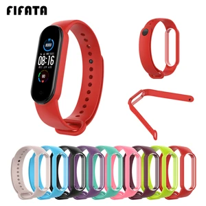 Мягкий спортивный ремешок для Xiaomi Mi Band 5, сменные силиконовые ремешки для Mi Band 5, браслет NFC для Mi Band 5, ремешок на запястье