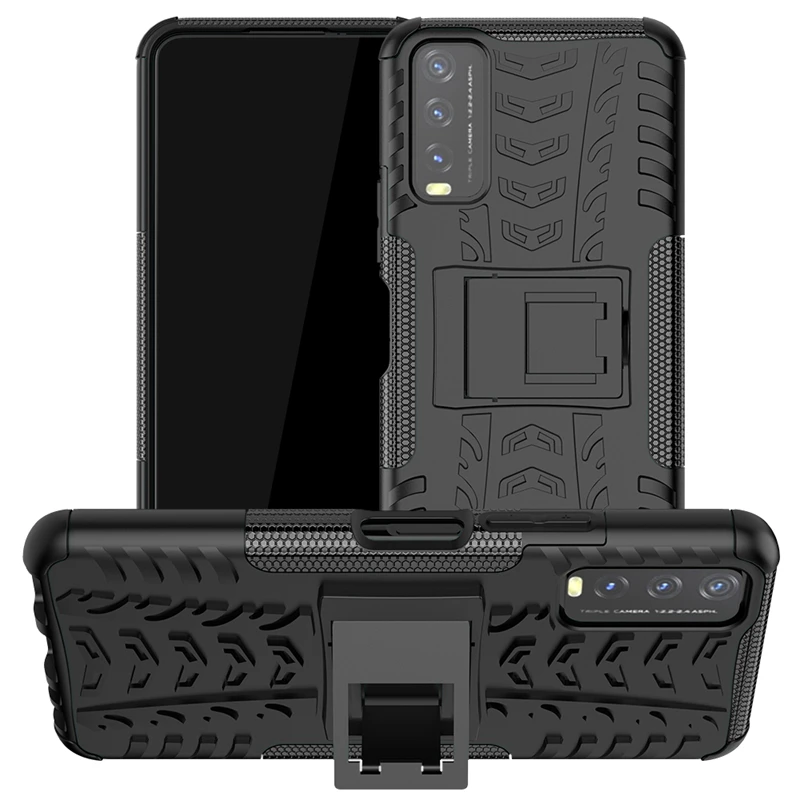 Cover For Vivo Y11S Case Bumper Dual Layer Armor Cover For Vivo Y11S Y12S Y20S Y20i Y17 Y11 Y55 Y53S Y72 Case For Vivo Y11S Case