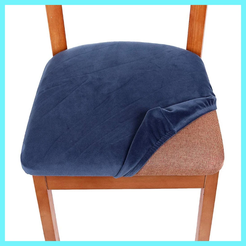 Чехол для стула наволочка подушки серебристая Лиса однотонный простой чехол