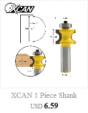 XCAN 1 шт. Концевая фреза 8 мм хвостовик угловой rouding для вырезания гребней и пазов 16/19/22/25 мм круглые фрезы дерева Обрезной нож радиус древесины фрезы